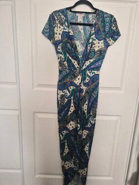 Pretty Young Thing Paisley Maxi Dress Size S